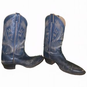 Justin Boots Blue Western Boots